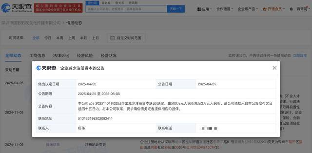 黄杨钿甜爸爸公司拟减资99.6% 黄杨钿甜爸爸公司曾多次改名