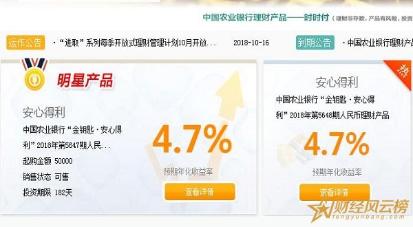 农行的理财产品(农行的理财产品可以买吗)