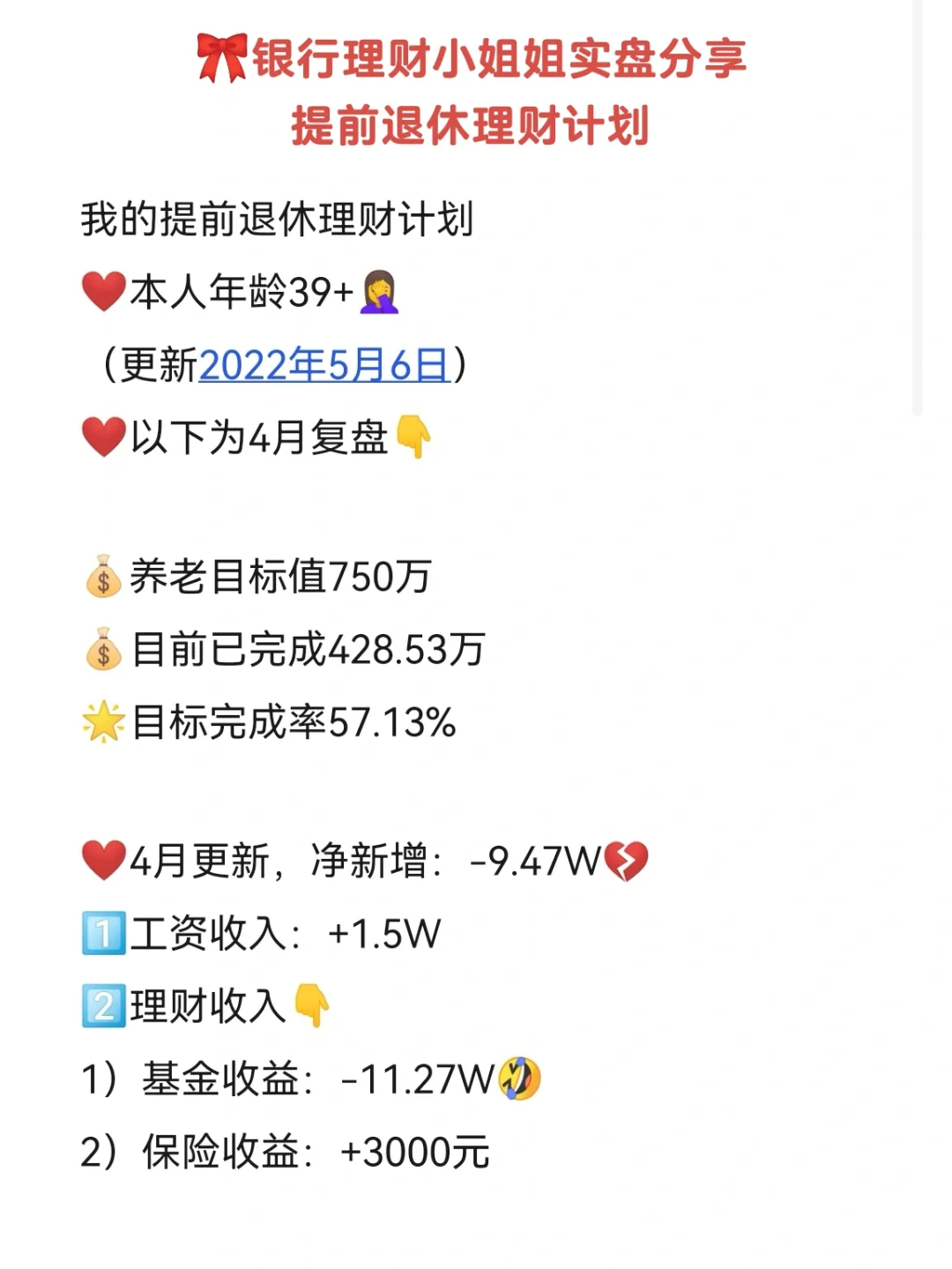 个人理财计划(个人理财计划书模板)